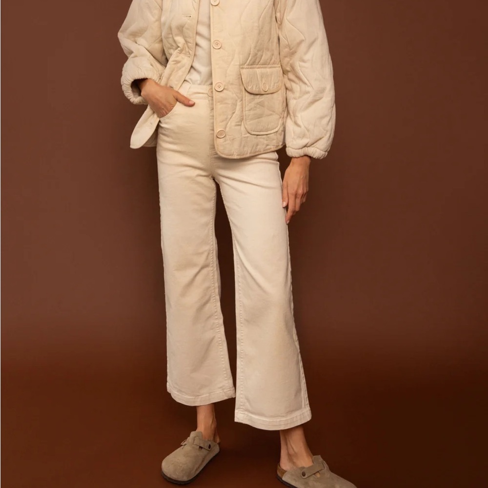 Barely worn! Whimsy and row flora pant in tan. Size 27 no defects